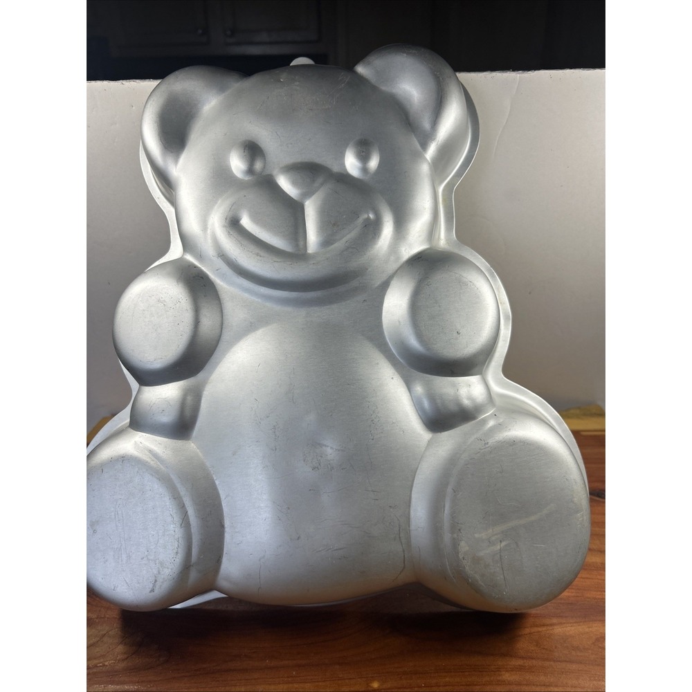 Wilton Huggable Teddy Bear Cake Pan Vintage 1982 #502-3754‎ Aluminum